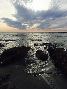海洋,水,緬因州