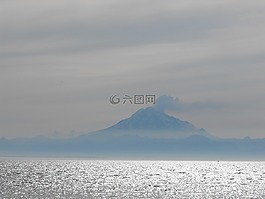 阿拉斯加州,海,山