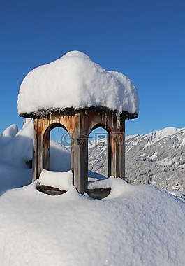 冬天,雪,白