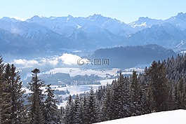 寒冬,阿爾高,滑雪區(qū)域