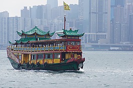 香港,海,船舶