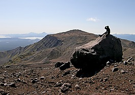 火山,沙灘,毒素