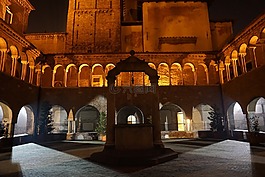 回廊,pozzo,灯