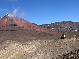 火山,沙灘,毒素