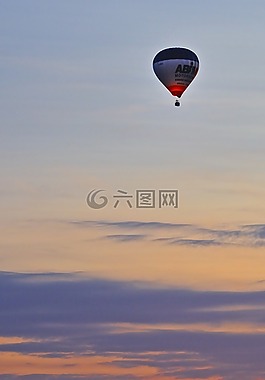 球,熱氣球,天空