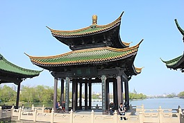 涼亭,濠河,亭子