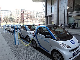 電動車,停車,加載