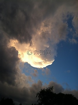 云,雷聲,天氣