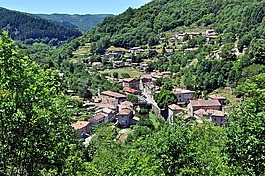 埃尔本 d'ardeche,法国,村