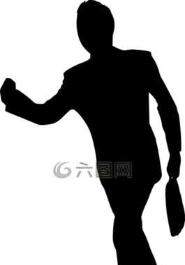側(cè)影,商人,運(yùn)行