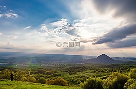天空,云,太陽