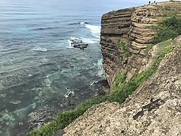 海,山,石