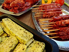 肉,原料,美味