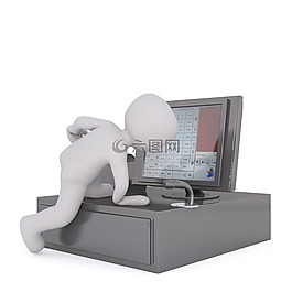 現(xiàn)金,白人男性,3d模型