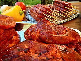 肉,原料,美味