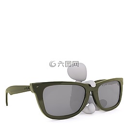 眼鏡,白人男性,3d模型
