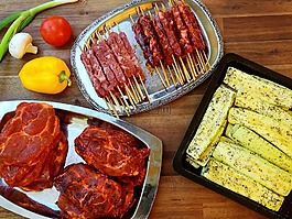 肉,原料,美味