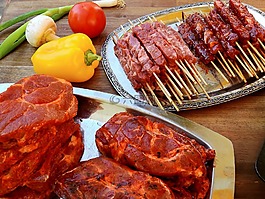 肉,原料,美味
