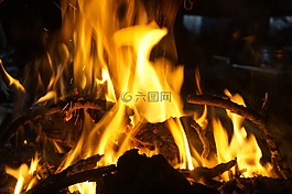 火,燃烧,热