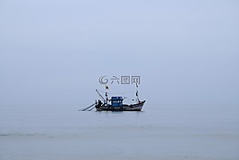 海,船,釣魚(yú)
