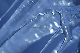 凍結,水,冰