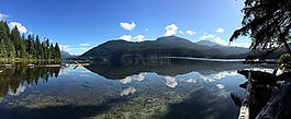 湖,山,天空