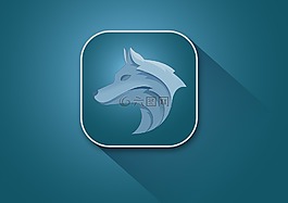 狼,壁纸,图标