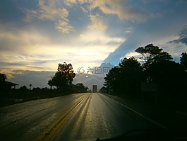 天空,云,雨