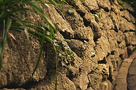 墻,石頭,模式