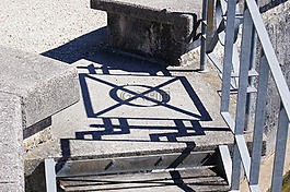欄桿,影子,太陽(yáng)