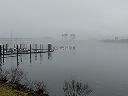 海登島霧,美國俄勒岡州的波特蘭,瑪麗娜
