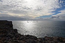 海,云,阳光