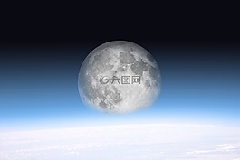 月球,空間,所有