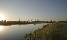 河,通道,水