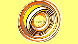 环路,颜色,橙色