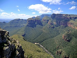 rondavels,三個 rondavels,全景路線