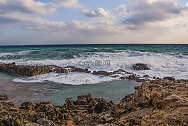 荒野,海岸,侵蝕