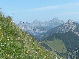 litnisschrofen,krinnenspitze,远足