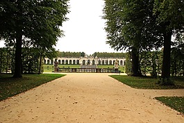 巴洛克,barockgarten,的barockschloss