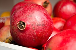 紅色,水果,石榴
