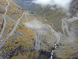 挪威,景觀,山