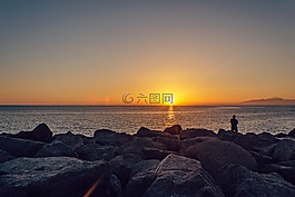 大加那利,加那利群島,日落