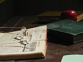 辦公桌,書,教育