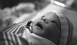 嬰兒,黑色和白色,兒童