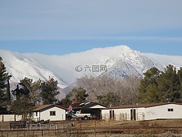 風,云,山頂