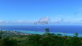 塞班,島,海灘