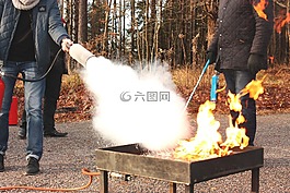 火,熱的工作,防火滅火器