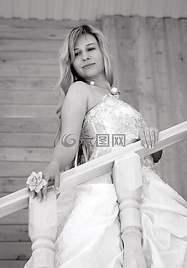 婚礼,新娘,伴娘礼服