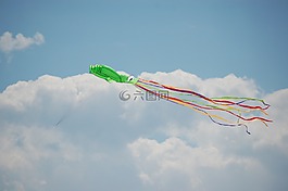 风筝,天空,蓝色