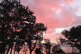 日落,克尔克,太阳